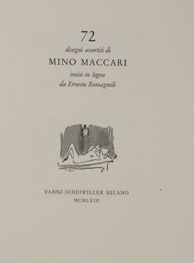  Maccari Mino : 72 disegni assortiti [...] incisi in legno da Ernesto Romagnoli.  - Asta Libri, manoscritti e autografi - Libreria Antiquaria Gonnelli - Casa d'Aste - Gonnelli Casa d'Aste