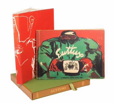 Guttuso Renato : Gott mit uns. Libro d'Artista, Collezionismo e Bibiografia  - Auction BOOKS, MANUSCRIPTS AND AUTOGRAPHS - Libreria Antiquaria Gonnelli - Casa d'Aste - Gonnelli Casa d'Aste