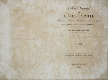  Vandermaelen Philippe Marie Guillaume : Atlas universel de g�ographie  physique, politique, statistique et min�ralogique [...]. Cinqui�me partie - Amer. Merid. Atlanti, Geografia e viaggi  - Auction BOOKS, MANUSCRIPTS AND AUTOGRAPHS - Libreria Antiquaria Gonnelli - Casa d'Aste - Gonnelli Casa d'Aste