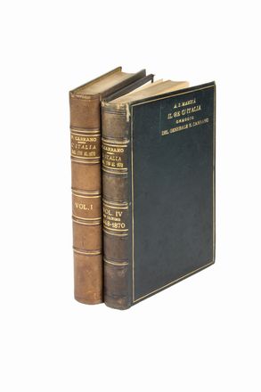  Carrano Francesco : L'Italia dal 1789 al 1870. Volume I (-quarto ed ultimo). Legatura, Collezionismo e Bibiografia  - Auction BOOKS, MANUSCRIPTS AND AUTOGRAPHS - Libreria Antiquaria Gonnelli - Casa d'Aste - Gonnelli Casa d'Aste
