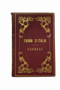  Salvadori Tommaso : Fauna d'Italia parte seconda; gli uccelli. Legatura, Uccelli, Scienze naturali, Collezionismo e Bibiografia, Scienze naturali  - Auction BOOKS, MANUSCRIPTS AND AUTOGRAPHS - Libreria Antiquaria Gonnelli - Casa d'Aste - Gonnelli Casa d'Aste