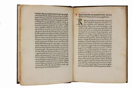  Johannes Chrysostomus : Opuscula.  - Asta Libri, manoscritti e autografi - Libreria Antiquaria Gonnelli - Casa d'Aste - Gonnelli Casa d'Aste