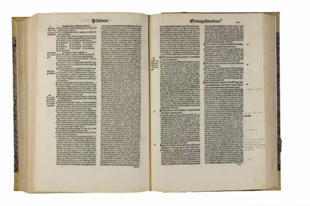  Hugo de Sancto Caro : Postilla super psalterium. Incunabolo, Religione, Collezionismo e Bibiografia  - Auction BOOKS, MANUSCRIPTS AND AUTOGRAPHS - Libreria Antiquaria Gonnelli - Casa d'Aste - Gonnelli Casa d'Aste