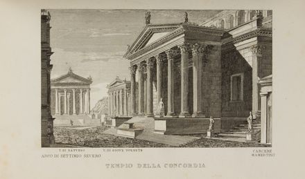 Canina Luigi : Descrizione storica del foro romano e sue adiacenze... Storia locale, Archeologia, Storia, Diritto e Politica, Arte  - Auction BOOKS, MANUSCRIPTS AND AUTOGRAPHS - Libreria Antiquaria Gonnelli - Casa d'Aste - Gonnelli Casa d'Aste