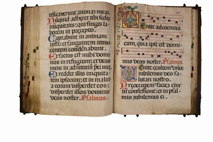 Antifonario notturno festivo. Antifonario, Miniatura, Religione, Collezionismo e Bibiografia  - Auction BOOKS, MANUSCRIPTS AND AUTOGRAPHS - Libreria Antiquaria Gonnelli - Casa d'Aste - Gonnelli Casa d'Aste