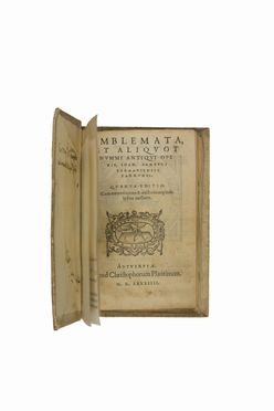  Sambuco Giovanni : Emblemata, et aliquot nummi antiqui operis.... Figurato, Collezionismo e Bibiografia  - Auction BOOKS, MANUSCRIPTS AND AUTOGRAPHS - Libreria Antiquaria Gonnelli - Casa d'Aste - Gonnelli Casa d'Aste