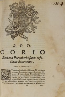 Decisiones sacrae rotae romanae.  - Asta Libri, manoscritti e autografi - Libreria Antiquaria Gonnelli - Casa d'Aste - Gonnelli Casa d'Aste