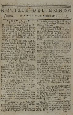 Notizie del mondo. Periodici e Riviste, Storia, Collezionismo e Bibiografia, Storia, Diritto e Politica  - Auction BOOKS, MANUSCRIPTS AND AUTOGRAPHS - Libreria Antiquaria Gonnelli - Casa d'Aste - Gonnelli Casa d'Aste