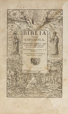 Biblia en lengua espanola... Bibbia, Legatura, Religione, Collezionismo e Bibiografia  - Auction BOOKS, MANUSCRIPTS AND AUTOGRAPHS - Libreria Antiquaria Gonnelli - Casa d'Aste - Gonnelli Casa d'Aste