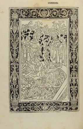  Alighieri Dante : [La Commedia. (Commento di Cristoforo Landino)]. Incunabolo, Dantesca, Figurato, Collezionismo e Bibiografia, Letteratura, Collezionismo e Bibiografia  Cristoforo Landino  - Auction BOOKS, MANUSCRIPTS AND AUTOGRAPHS - Libreria Antiquaria Gonnelli - Casa d'Aste - Gonnelli Casa d'Aste