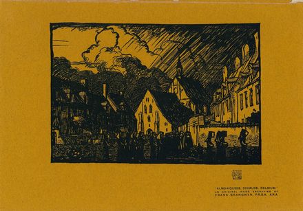  Frank William Brangwyn  (Bruges, 1867 - Ditchling, 1956) : The goatherd.  Byam Shaw  (1872 - 1919)  - Asta Stampe e Disegni XVI-XX secolo, Dipinti dell'800 e del '900. - Libreria Antiquaria Gonnelli - Casa d'Aste - Gonnelli Casa d'Aste