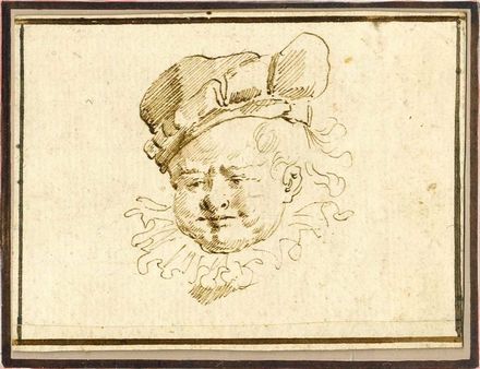  Pietro Antonio Novelli  (Venezia, 1729 - 1804) : Studi di teste.  - Asta Stampe e Disegni XVI-XX secolo, Dipinti dell'800 e del '900. - Libreria Antiquaria Gonnelli - Casa d'Aste - Gonnelli Casa d'Aste