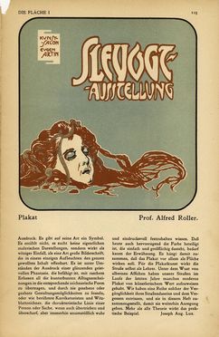  Koloman Moser  (Vienna, 1868 - 1918) : Ver Sacrum V Jahr. XIII Ausstellung der Vereinigung Bildender Künstler Osterreischs Secession.  Alfred Roller  (Brünn, 1864 - Vienna, 1935), Josef Maria Auchentaller  (Vienna, 1865 - Grado, 1949)  - Auction Prints and Drawings XVI-XX century, Paintings of the 19th-20th centuries - Libreria Antiquaria Gonnelli - Casa d'Aste - Gonnelli Casa d'Aste