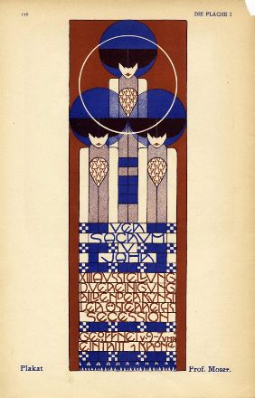  Koloman Moser  (Vienna, 1868 - 1918) : Ver Sacrum V Jahr. XIII Ausstellung der Vereinigung Bildender Knstler Osterreischs Secession.  Alfred Roller  (Brnn, 1864 - Vienna, 1935), Josef Maria Auchentaller  (Vienna, 1865 - Grado, 1949)  - Auction Prints and Drawings XVI-XX century, Paintings of the 19th-20th centuries - Libreria Antiquaria Gonnelli - Casa d'Aste - Gonnelli Casa d'Aste