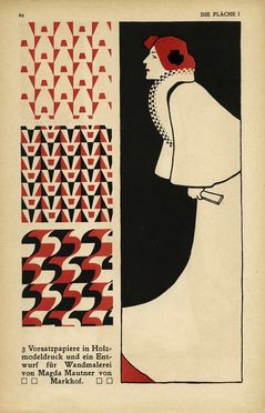 Die Fl�che. Decorazioni e manifesti della Secessione Viennese.  - Asta Stampe e Disegni XVI-XX secolo, Dipinti dell'800 e del '900. - Libreria Antiquaria Gonnelli - Casa d'Aste - Gonnelli Casa d'Aste