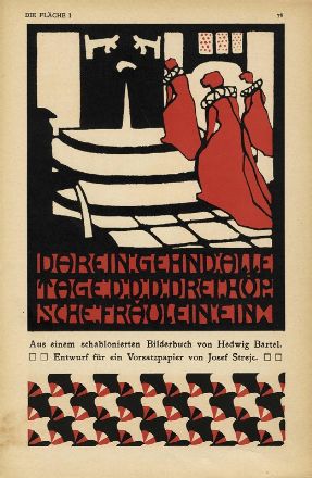 Die Fl�che. Decorazioni e manifesti della Secessione Viennese.  - Asta Stampe e Disegni XVI-XX secolo, Dipinti dell'800 e del '900. - Libreria Antiquaria Gonnelli - Casa d'Aste - Gonnelli Casa d'Aste