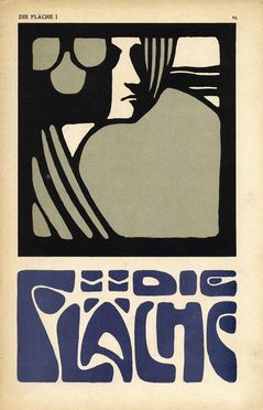 Die Fl�che. Decorazioni e manifesti della Secessione Viennese.  - Asta Stampe e Disegni XVI-XX secolo, Dipinti dell'800 e del '900. - Libreria Antiquaria Gonnelli - Casa d'Aste - Gonnelli Casa d'Aste