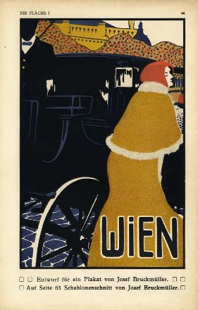 Die Fl�che. Decorazioni e manifesti della Secessione Viennese.  - Asta Stampe e Disegni XVI-XX secolo, Dipinti dell'800 e del '900. - Libreria Antiquaria Gonnelli - Casa d'Aste - Gonnelli Casa d'Aste
