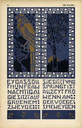 Die Fl�che. Decorazioni e manifesti della Secessione Viennese.  - Asta Stampe e Disegni XVI-XX secolo, Dipinti dell'800 e del '900. - Libreria Antiquaria Gonnelli - Casa d'Aste - Gonnelli Casa d'Aste