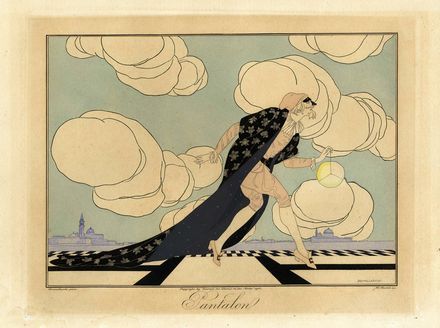  Umberto Brunelleschi  (Montemurlo, 1879 - Parigi, 1949) : Scaramouche. Pantalon.  - Asta Stampe e Disegni XVI-XX secolo, Dipinti dell'800 e del '900. - Libreria Antiquaria Gonnelli - Casa d'Aste - Gonnelli Casa d'Aste