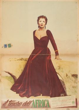 Lotto di 6 manifesti cinematografici d'epoca.  - Asta Stampe e Disegni XVI-XX secolo, Dipinti dell'800 e del '900. - Libreria Antiquaria Gonnelli - Casa d'Aste - Gonnelli Casa d'Aste