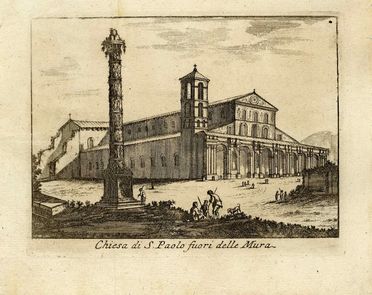  Giovanni Battista Piranesi  (Mogliano Veneto, 1720 - Roma, 1778) : Lotto di 11 tavole da Varie Vedute di Roma Antica, e Moderna. Disegnate e Intagliate da celebri autori.  J�rome Charles Bellicard  (Parigi, 1726 - 1786), Jean-Laurent Legeay  (Parigi, 1710 - Roma o Francoforte, 1786), Piloth�e Fran�ois Duflos  (Parigi, 1710 - Lyon, 1746), Paolo Anesi  (Roma, 1697 - Roma, 1773)  - Auction Prints and Drawings XVI-XX century, Paintings of the 19th-20th centuries - Libreria Antiquaria Gonnelli - Casa d'Aste - Gonnelli Casa d'Aste