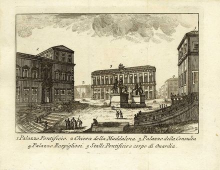  Giovanni Battista Piranesi  (Mogliano Veneto, 1720 - Roma, 1778) : Lotto di 11 tavole da Varie Vedute di Roma Antica, e Moderna. Disegnate e Intagliate da celebri autori.  J�rome Charles Bellicard  (Parigi, 1726 - 1786), Jean-Laurent Legeay  (Parigi, 1710 - Roma o Francoforte, 1786), Piloth�e Fran�ois Duflos  (Parigi, 1710 - Lyon, 1746), Paolo Anesi  (Roma, 1697 - Roma, 1773)  - Auction Prints and Drawings XVI-XX century, Paintings of the 19th-20th centuries - Libreria Antiquaria Gonnelli - Casa d'Aste - Gonnelli Casa d'Aste