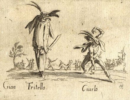  Jacques Callot  (Nancy, 1592 - 1635) [da] : I balli di Sfessania.  - Asta Stampe e Disegni XVI-XX secolo, Dipinti dell'800 e del '900. - Libreria Antiquaria Gonnelli - Casa d'Aste - Gonnelli Casa d'Aste