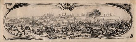  Jacques Callot  (Nancy, 1592 - 1635) : Sige de Saint-Martin de R. Bordure.  - Asta Stampe e Disegni XVI-XX secolo, Dipinti dell'800 e del '900. - Libreria Antiquaria Gonnelli - Casa d'Aste - Gonnelli Casa d'Aste