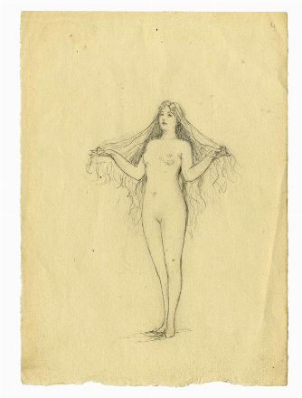  Frdric Soulacroix  (1858 - 1933) : Figure femminili.  - Asta Stampe e Disegni XVI-XX secolo, Dipinti dell'800 e del '900. - Libreria Antiquaria Gonnelli - Casa d'Aste - Gonnelli Casa d'Aste