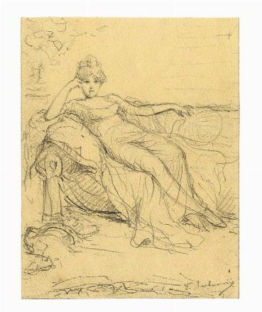  Frdric Soulacroix  (1858 - 1933) : Figure femminili.  - Asta Stampe e Disegni XVI-XX secolo, Dipinti dell'800 e del '900. - Libreria Antiquaria Gonnelli - Casa d'Aste - Gonnelli Casa d'Aste