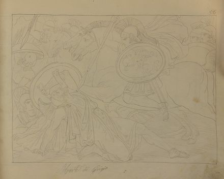  Bartolomeo Pinelli  (Roma, 1781 - 1835) : Principali Fatti della Storia Greca Antica inventati da Bartolommeo Pinelli.  - Auction Prints and Drawings XVI-XX century, Paintings of the 19th-20th centuries - Libreria Antiquaria Gonnelli - Casa d'Aste - Gonnelli Casa d'Aste