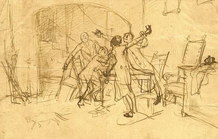  Francesco Vinea  (Forl�, 1845 - Firenze, 1902) : Lotto di 10 disegni.  - Asta Stampe e Disegni XVI-XX secolo, Dipinti dell'800 e del '900. - Libreria Antiquaria Gonnelli - Casa d'Aste - Gonnelli Casa d'Aste