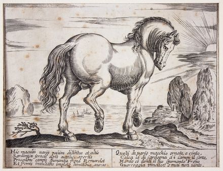  Antonio Tempesta  (Firenze, 1555 - Roma, 1630) [da] : Cavalli di diversi paesi.  - Auction Prints, Drawings and Paintings from 16th until 20th centuries - Libreria Antiquaria Gonnelli - Casa d'Aste - Gonnelli Casa d'Aste