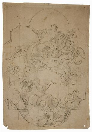 Lotto di due disegni.  - Auction Prints, Drawings and Paintings from 16th until 20th centuries - Libreria Antiquaria Gonnelli - Casa d'Aste - Gonnelli Casa d'Aste