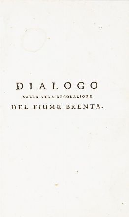  Lorgna Antonio Mario : Memorie intorno all'acque correnti...  Lodovico Barbieri  - Asta Libri, Manoscritti e Autografi - Libreria Antiquaria Gonnelli - Casa d'Aste - Gonnelli Casa d'Aste