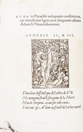  Holbein Hans : Historiarum veteris testamenti icones ad vivum expressae... Religione, Figurato, Collezionismo e Bibliografia  Gilles Corrozet  - Auction Books, Manuscripts & Autographs - Libreria Antiquaria Gonnelli - Casa d'Aste - Gonnelli Casa d'Aste