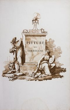  Francesco Rosaspina  (Montescudo [Rimini], 1762 - Bologna, 1841) : Lotto di cinque tavole dal Correggio.  - Auction Prints, Drawings and Paintings from 16th until 20th centuries - Libreria Antiquaria Gonnelli - Casa d'Aste - Gonnelli Casa d'Aste