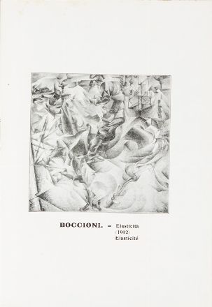  Boccioni Umberto : Pittura scultura futuriste (dinamismo plastico) con 51 riproduzioni, quadri, sculture di Boccioni, Carr�, Russolo, Balla, Severini, Soffici. Futurismo, Scultura, Arte, Arte  Carlo Carr�  (Quargnento, 1881 - Milano, 1966), Luigi Russolo  (Portogruaro, 1885 - Bottanuco, 1947), Giacomo Balla  (Torino, 1871 - Roma, 1958), Gino Severini  (Cortona, 1883 - Parigi, 1966), Ardengo Soffici  (Rignano sull'Arno (Firenze), 1879 - Forte dei Marmi (Lucca), 1964)  - Auction Books, Manuscripts & Autographs - Libreria Antiquaria Gonnelli - Casa d'Aste - Gonnelli Casa d'Aste