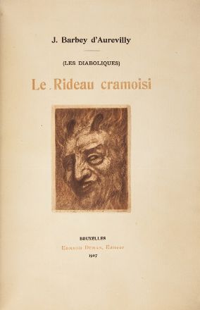  Barbey d'Aurevilly Jules : Le Rideau cramoisi. (les Diaboliques).  Andr Louis Armand Rassenfosse  (Liegi, 1862 - 1934)  - Asta Stampe, Disegni e Dipinti dal XVI al XX secolo - Libreria Antiquaria Gonnelli - Casa d'Aste - Gonnelli Casa d'Aste