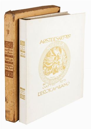  Sartorio Giulio Aristide : Sibilla. Poema drammatico in quattro atti.  - Asta Libri, Manoscritti e Autografi - Libreria Antiquaria Gonnelli - Casa d'Aste - Gonnelli Casa d'Aste