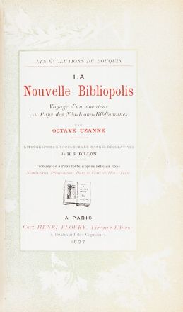  Uzanne Octave : La Nouvelle Bibliopolis. Voyage d'un novateur Au Pays des Néo-Icono-Bibliomanes.  Félicien Rops  (Namur, 1833 - Essonnes, 1898)  - Auction Books, Manuscripts & Autographs - Libreria Antiquaria Gonnelli - Casa d'Aste - Gonnelli Casa d'Aste