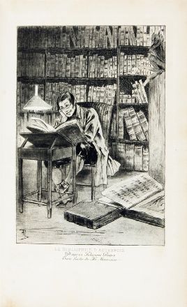  Uzanne Octave : La Nouvelle Bibliopolis. Voyage d'un novateur Au Pays des Néo-Icono-Bibliomanes.  Félicien Rops  (Namur, 1833 - Essonnes, 1898)  - Auction Books, Manuscripts & Autographs - Libreria Antiquaria Gonnelli - Casa d'Aste - Gonnelli Casa d'Aste