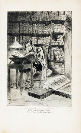  Uzanne Octave : La Nouvelle Bibliopolis. Voyage d'un novateur Au Pays des No-Icono-Bibliomanes.  Flicien Rops  (Namur, 1833 - Essonnes, 1898)  - Auction Books, Manuscripts & Autographs - Libreria Antiquaria Gonnelli - Casa d'Aste - Gonnelli Casa d'Aste