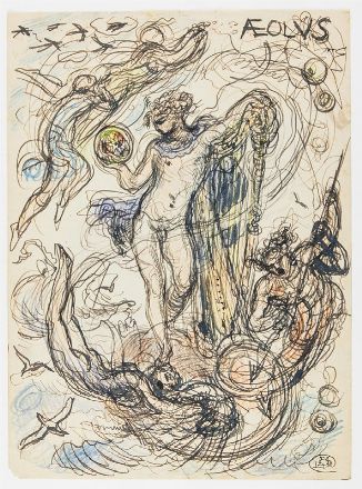  David Abraham Bueno de Mesquita  (Amsterdam, 1889 - Firenze, 1962) : Lotto di 7 disegni.  - Auction Prints, Drawings and Paintings from 16th until 20th centuries - Libreria Antiquaria Gonnelli - Casa d'Aste - Gonnelli Casa d'Aste