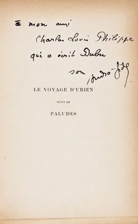  Gide André : Le voyage d'Urien suivi de Paludes.  - Asta Libri, Manoscritti e Autografi - Libreria Antiquaria Gonnelli - Casa d'Aste - Gonnelli Casa d'Aste