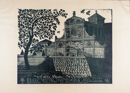  Bruno Marsili (detto Bruno Da Osimo)  (Osimo, 1888 - Ancona, 1962) : L'abbazia di Praglia.  - Asta Stampe, Disegni e Dipinti dal XVI al XX secolo - Libreria Antiquaria Gonnelli - Casa d'Aste - Gonnelli Casa d'Aste