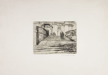  Pericle Menin  (1880 - 1940) : Lotto di 3 acqueforti.  Carlo Casanova  (Crema, 1871 - Quarna Sotto, 1950)  - Asta Stampe, Disegni e Dipinti dal XVI al XX secolo - Libreria Antiquaria Gonnelli - Casa d'Aste - Gonnelli Casa d'Aste