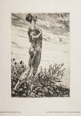  Ernst Hansen  (Danimarca, 1898 - 1968) : Menschleben.  - Asta Stampe, Disegni e Dipinti dal XVI al XX secolo - Libreria Antiquaria Gonnelli - Casa d'Aste - Gonnelli Casa d'Aste