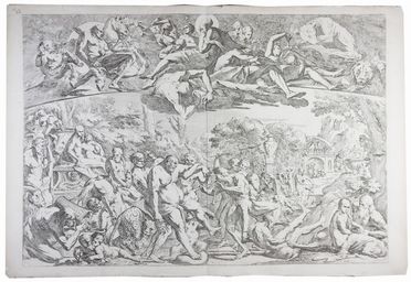  Pietro Testa  (Lucca, 1611 - Roma, 1650) : Allegorie delle stagioni.  - Asta Stampe, Disegni e Dipinti dal XVI al XX secolo - Libreria Antiquaria Gonnelli - Casa d'Aste - Gonnelli Casa d'Aste